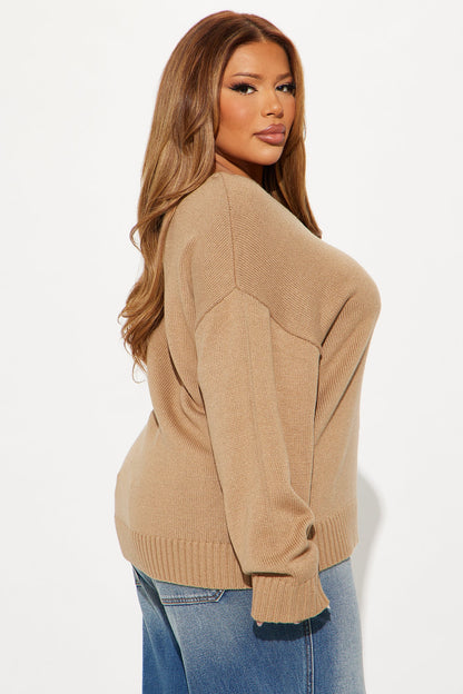 My Favorite Oversized Sweater - Taupe