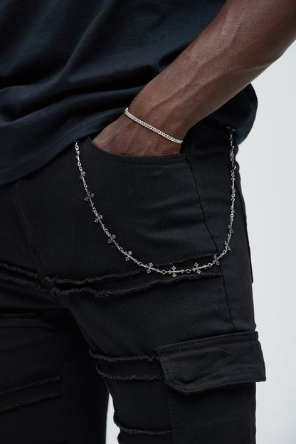 Salt Of The Earth Pant Chain - Silver