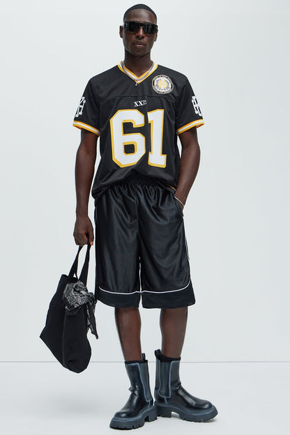 Hard Knocks Mesh Jersey - Black