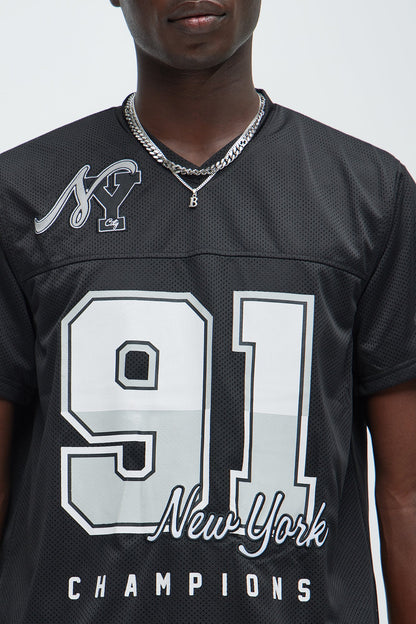 NY Mesh Jersey - Black