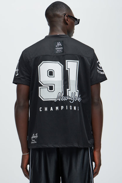 NY Mesh Jersey - Black