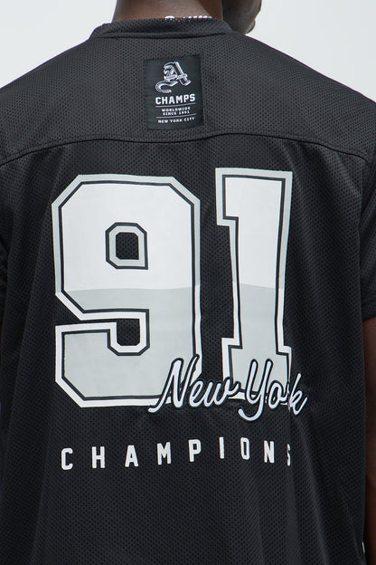 NY Mesh Jersey - Black