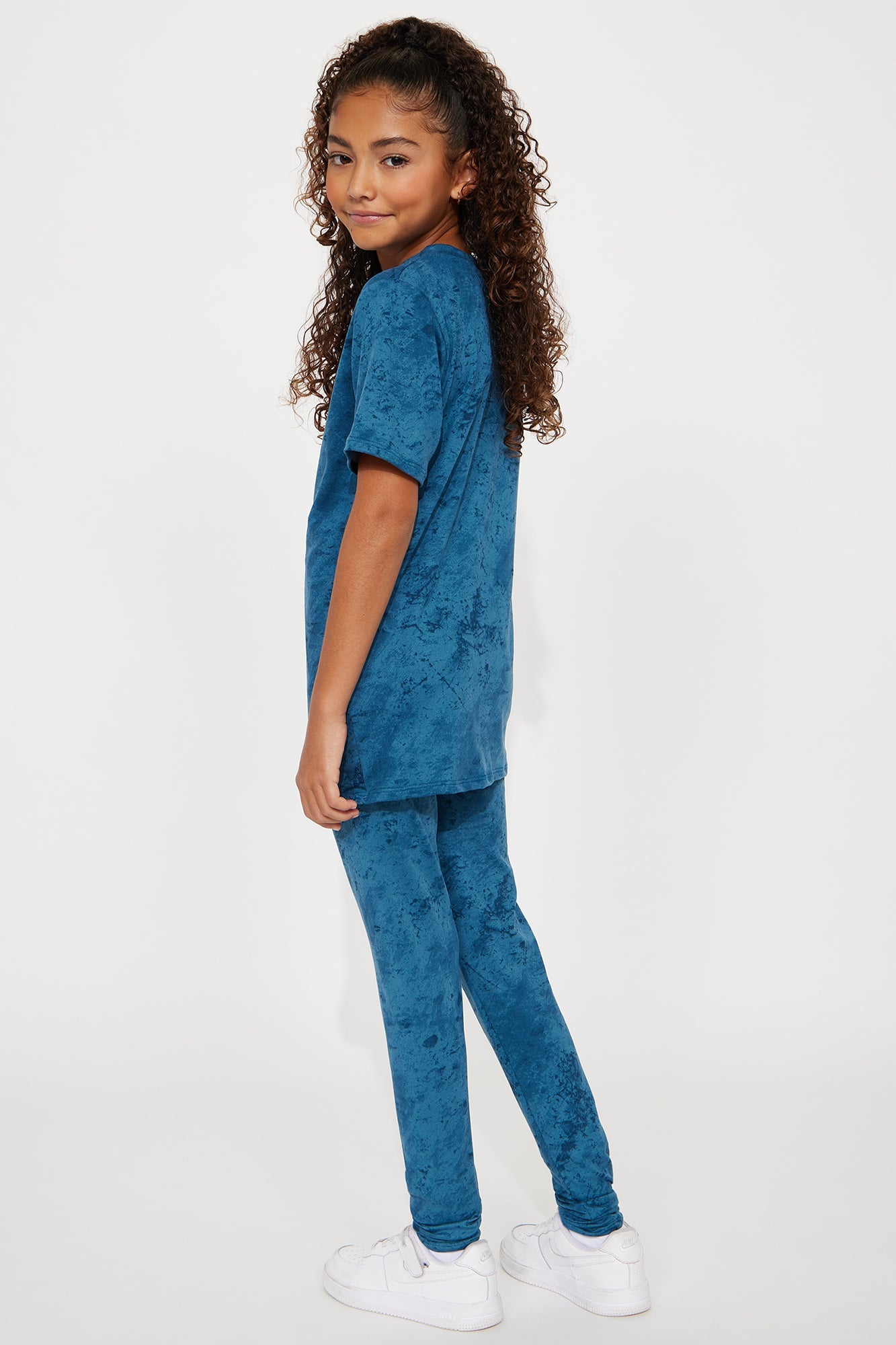 Mini So Blessed Pant Set - Indigo