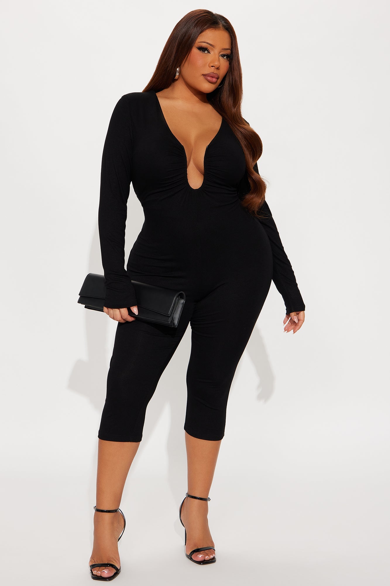 Sensual Club Jumpsuit - Black
