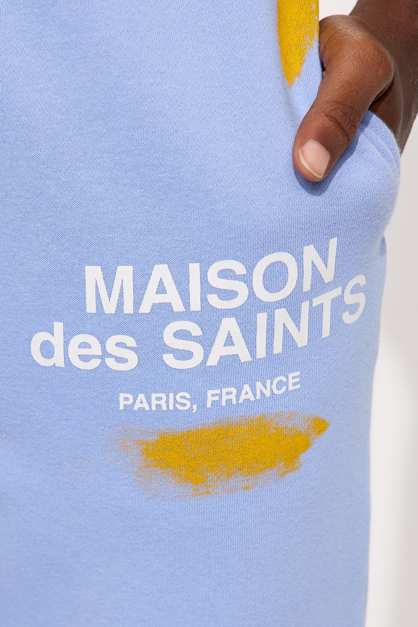 Mini Tyson Maison Des Saints Skinny Flare Sweatpants - Violet