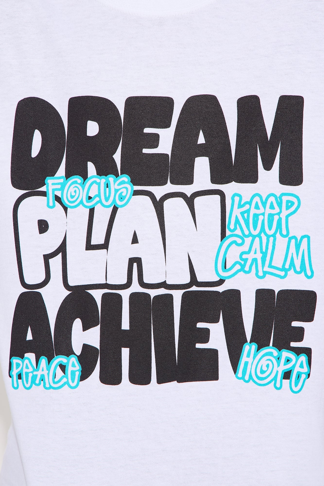 Mini Dream And Achieve Short Sleeve Tee - White/combo