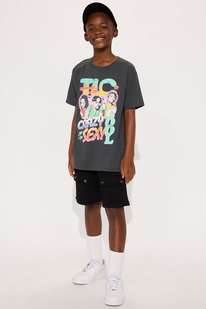 Mini TLC Crazy Sexy Cool Short Sleeve Tee - Charcoal