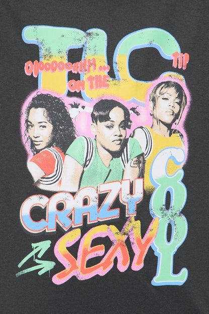 Mini TLC Crazy Sexy Cool Short Sleeve Tee - Charcoal