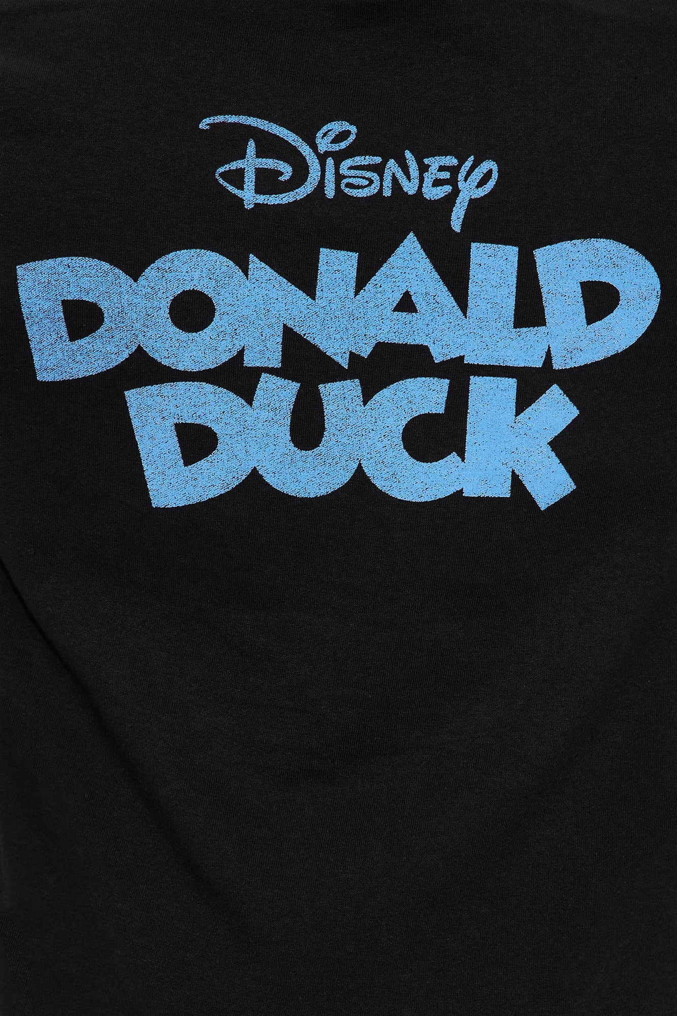 Mini Disney Donald Duck Short Sleeve Front/Back Tee - Black