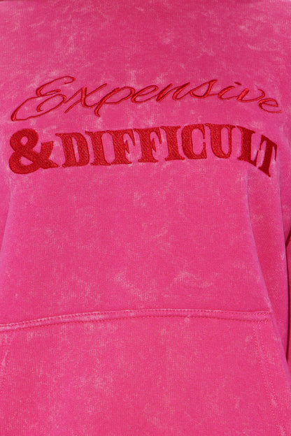 Expensive &amp; Difficult Fleece Skirt Set - Hot Pink