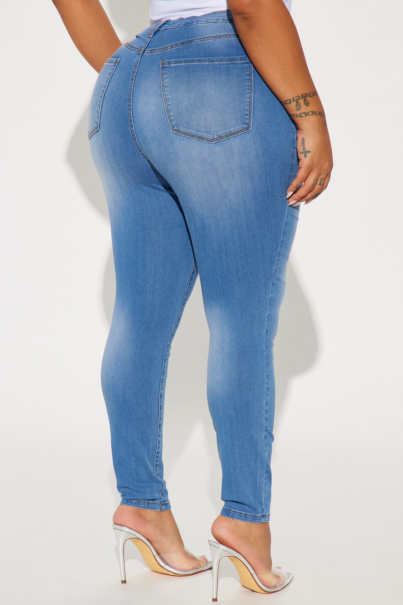 Imani Stretch Skinny Jeans - Medium Wash