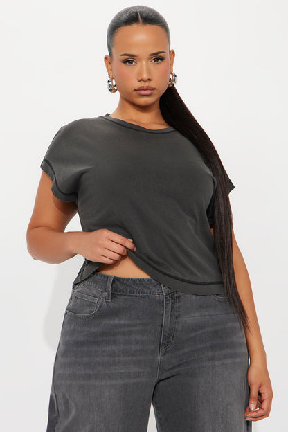 True Exception Crew Neck Tee - Black