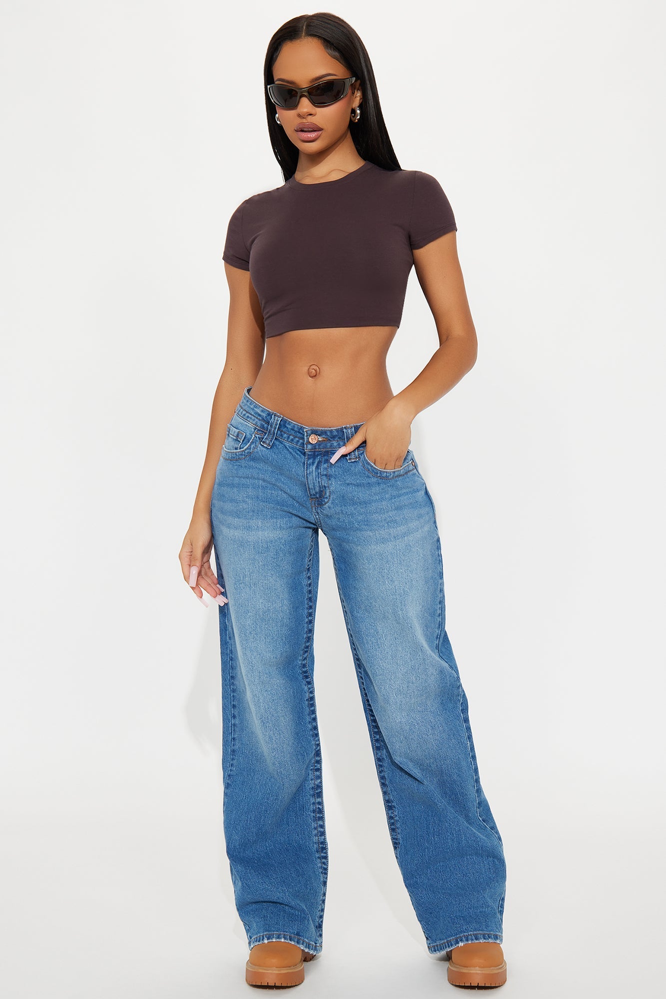 Line It Up Straight Leg Jeans - Medium Wash