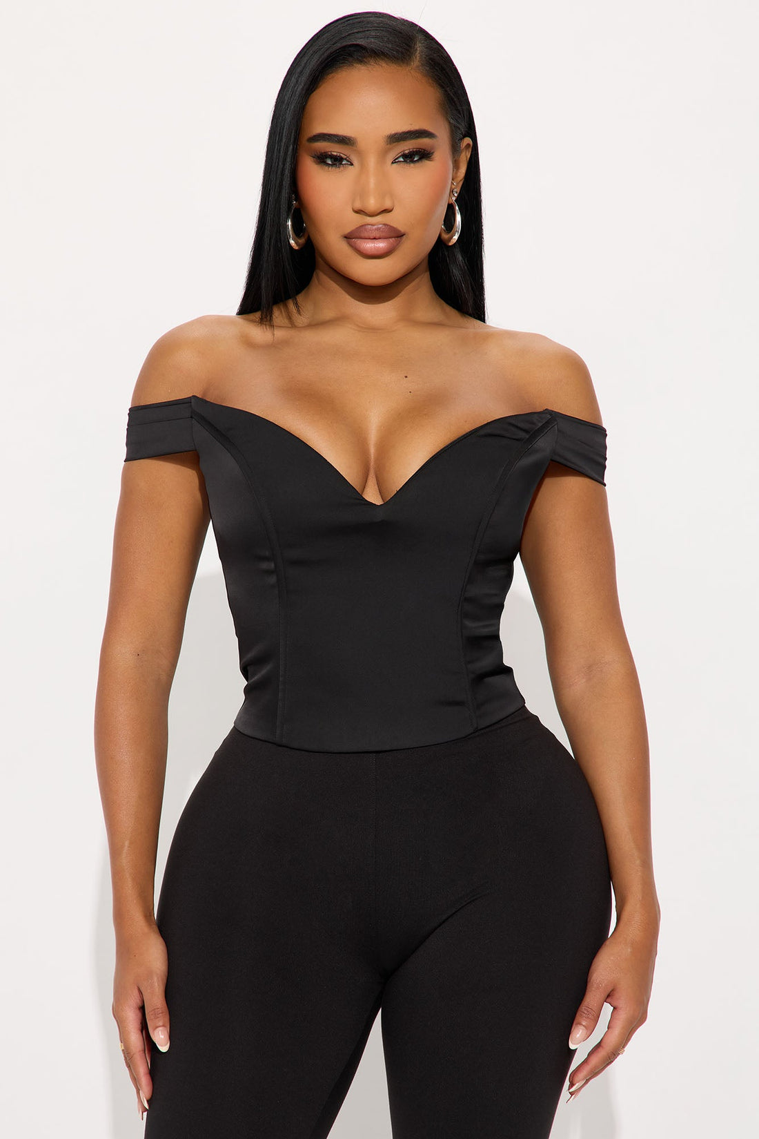 Adore You Corset Top - Black