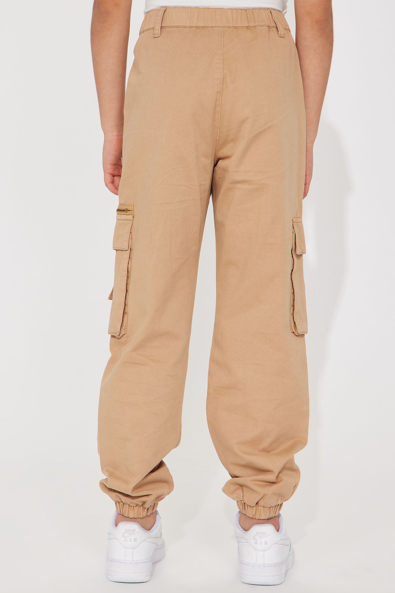 Mini Twill Cargo Pants - Khaki