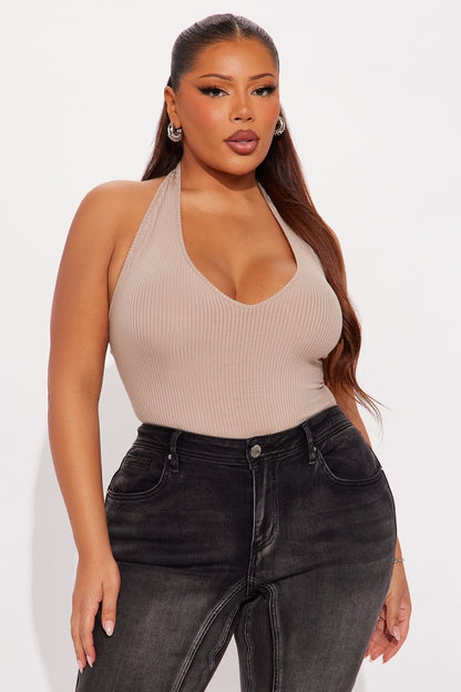 Karol Halter Bodysuit - Taupe