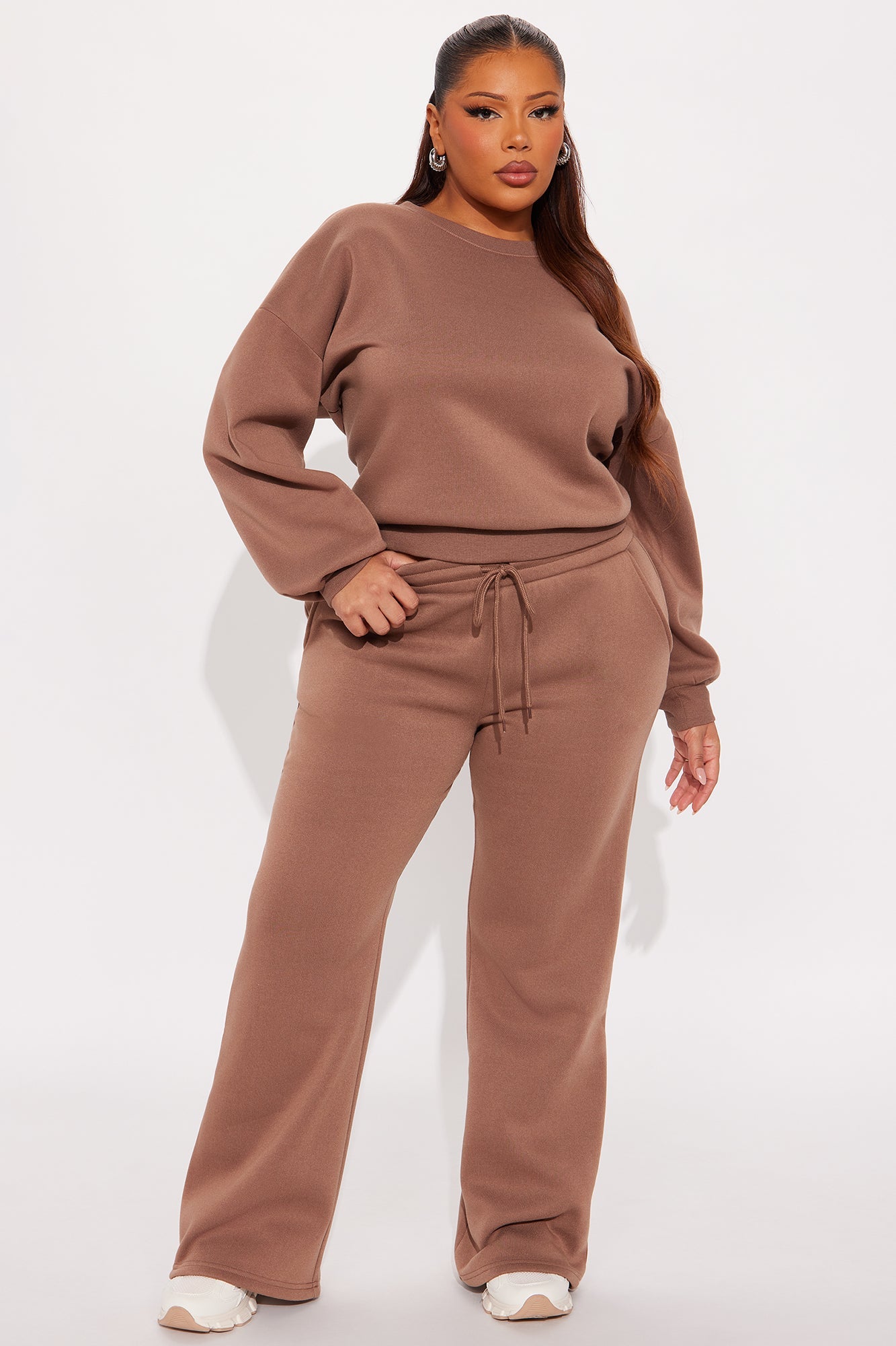 Candice Lounge Crew Neck - Brown
