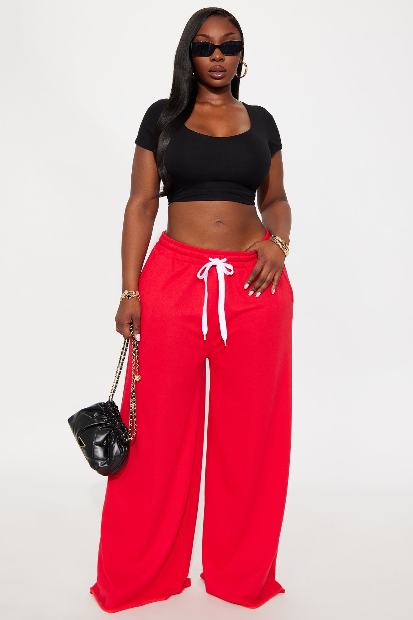 My Turn Again Lounge Pant - Red