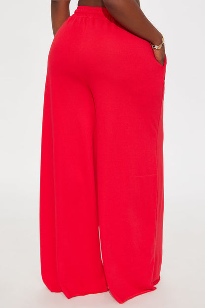 My Turn Again Lounge Pant - Red