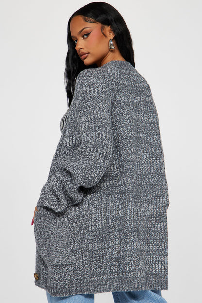 Taylee Cardigan - Charcoal