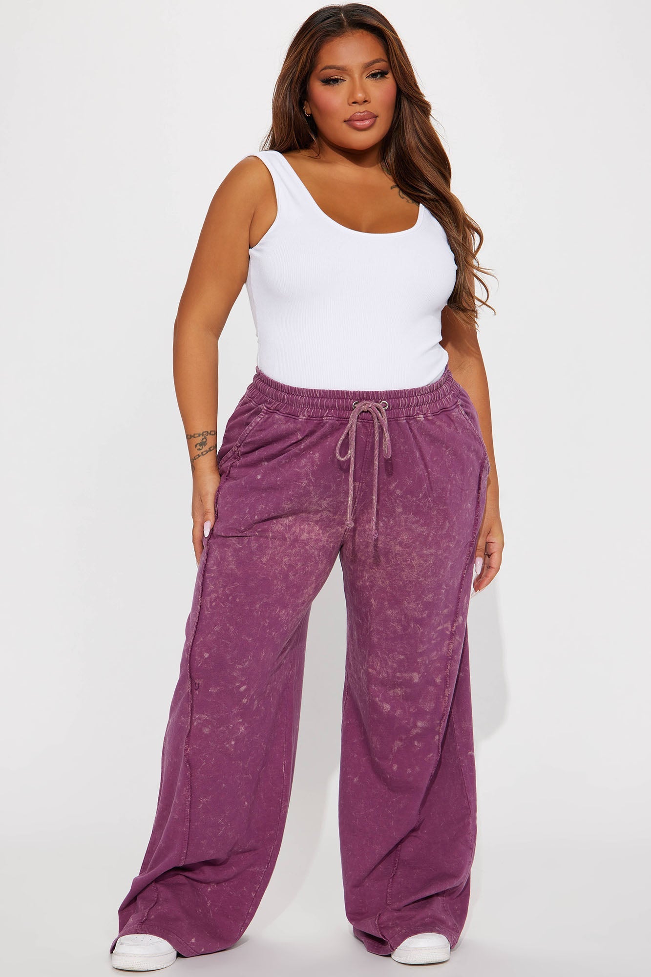 Chill Side Lounge Pant - Plum