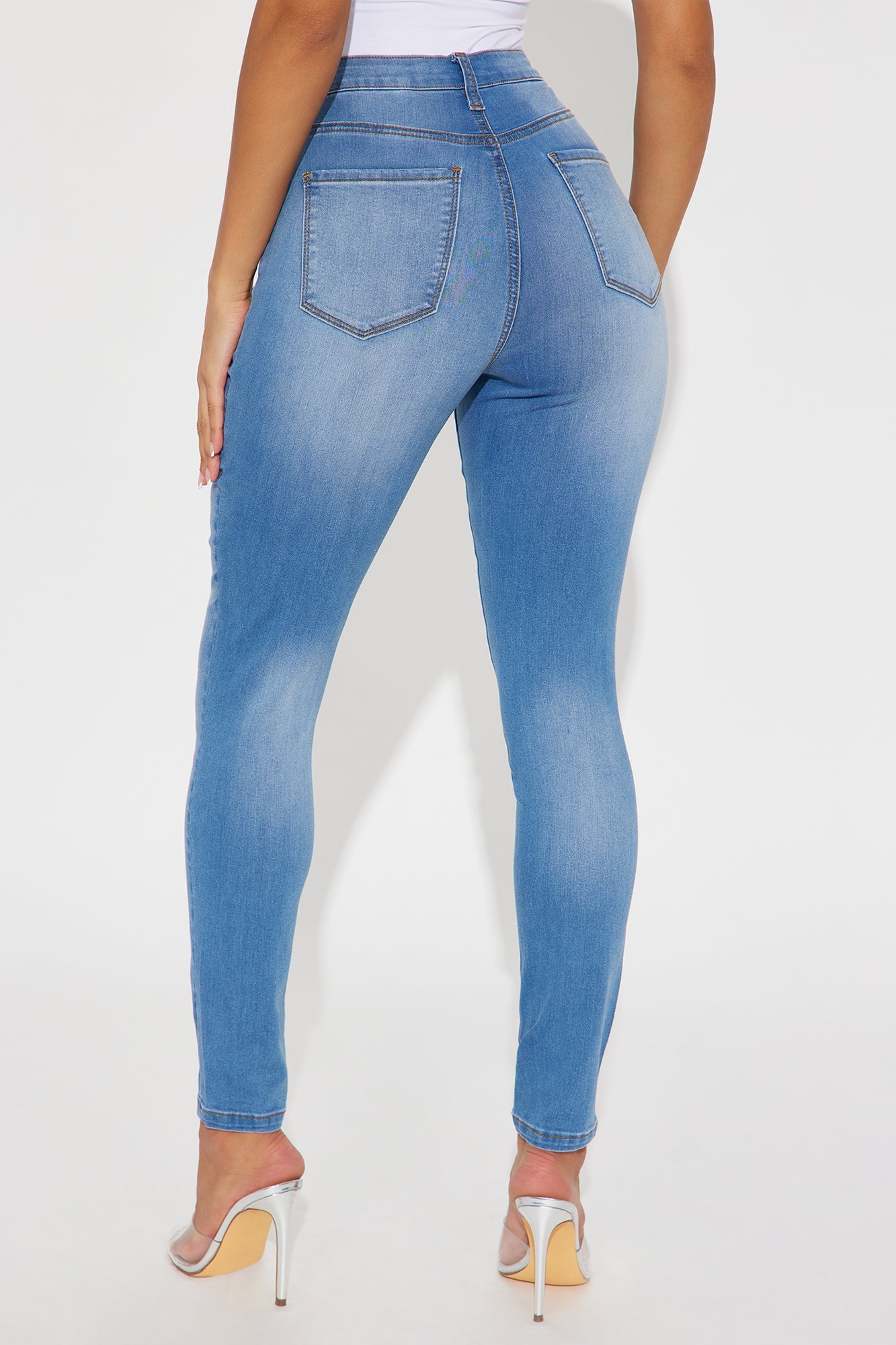 Imani Stretch Skinny Jeans - Medium Wash