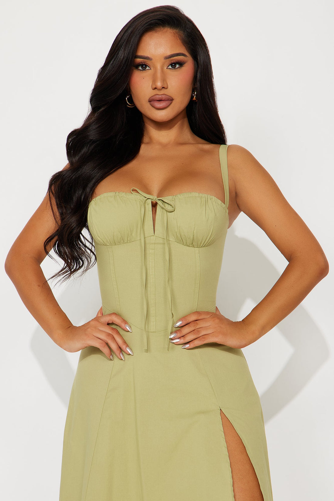 Juniper Midi Dress - Olive