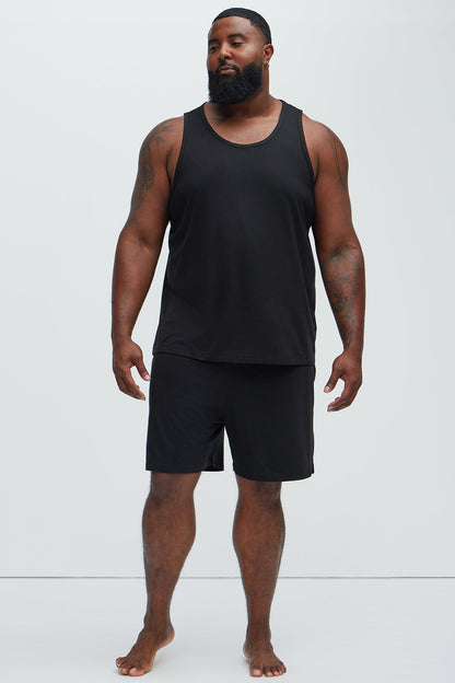 Essential Modal Lounge Shorts - Black