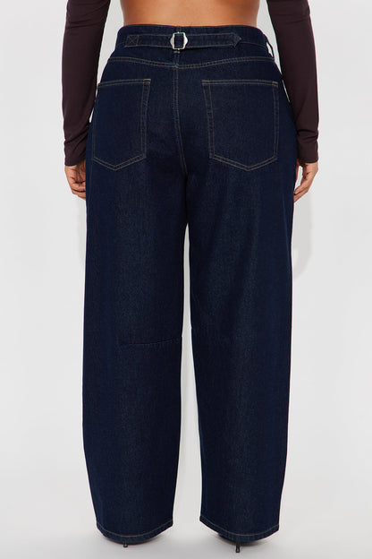 Dakota Straight Leg Jeans - Dark Denim