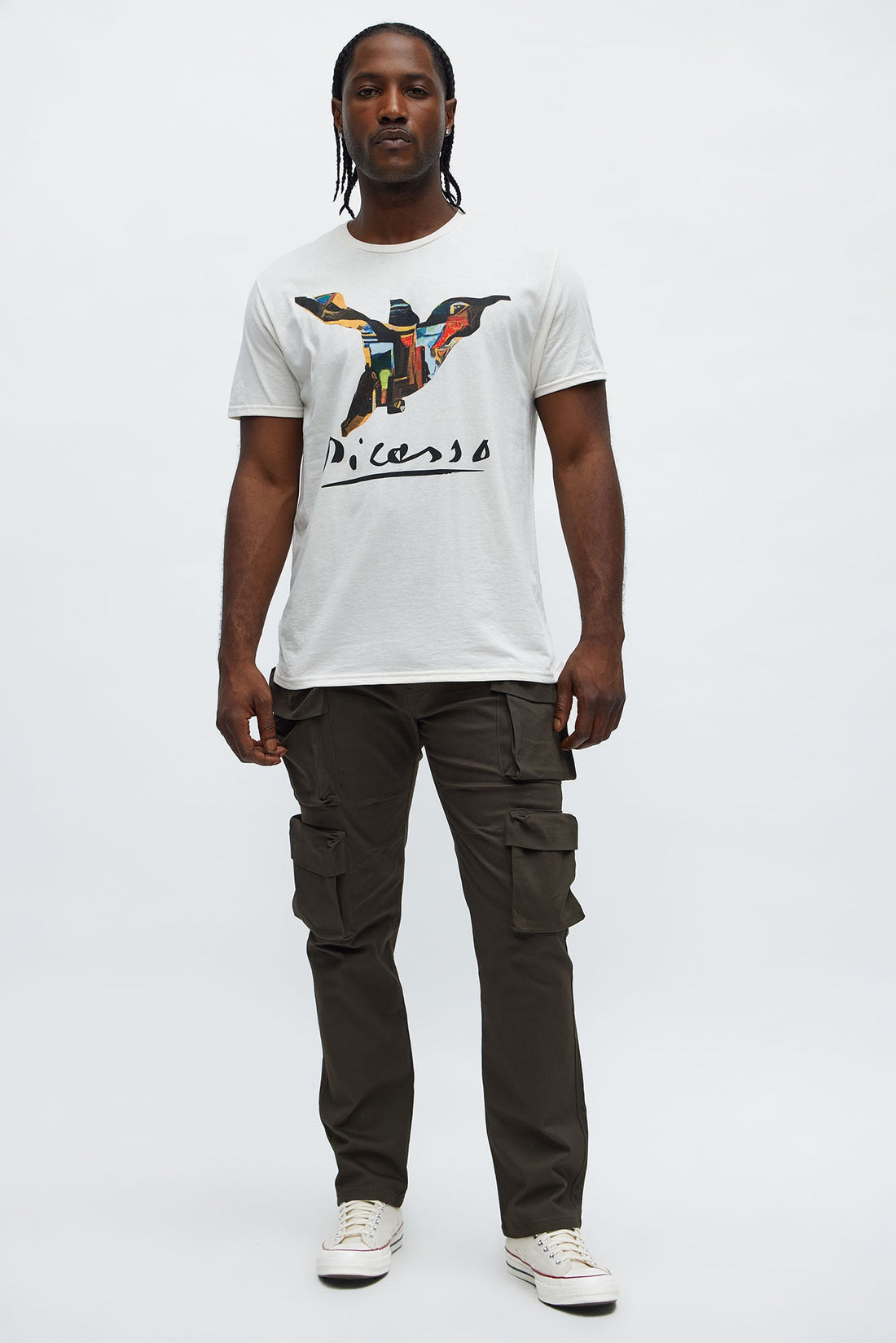 Picasso A La Hummingbird Short Sleeve Tee - Natural