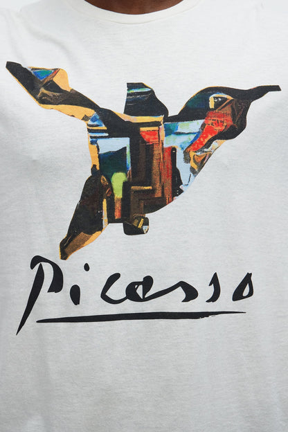 Picasso A La Hummingbird Short Sleeve Tee - Natural