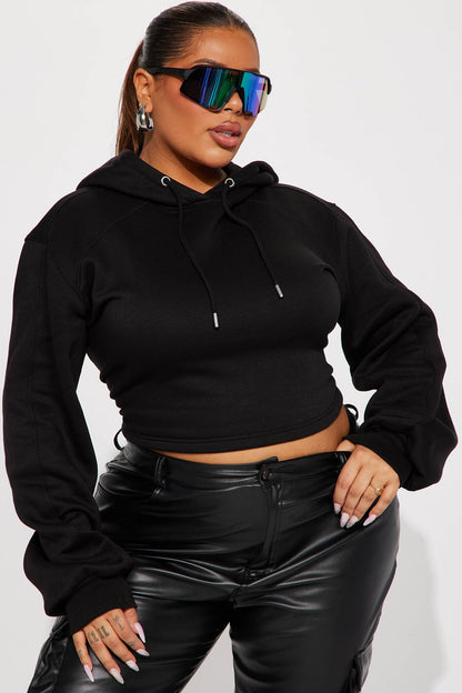 Strap Me Up Lounge Hoodie - Black