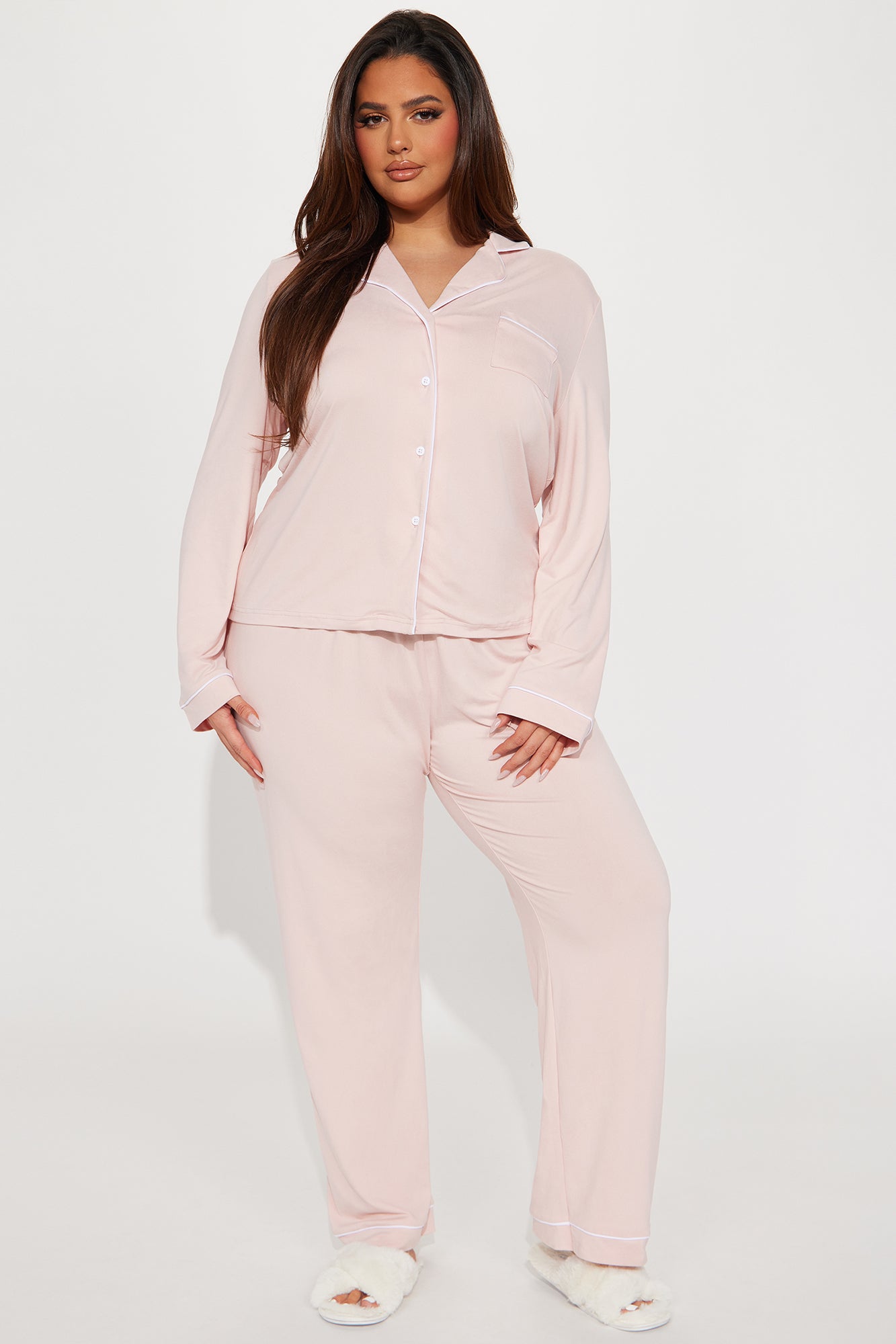 Relax With Me PJ Pant Set - Pink
