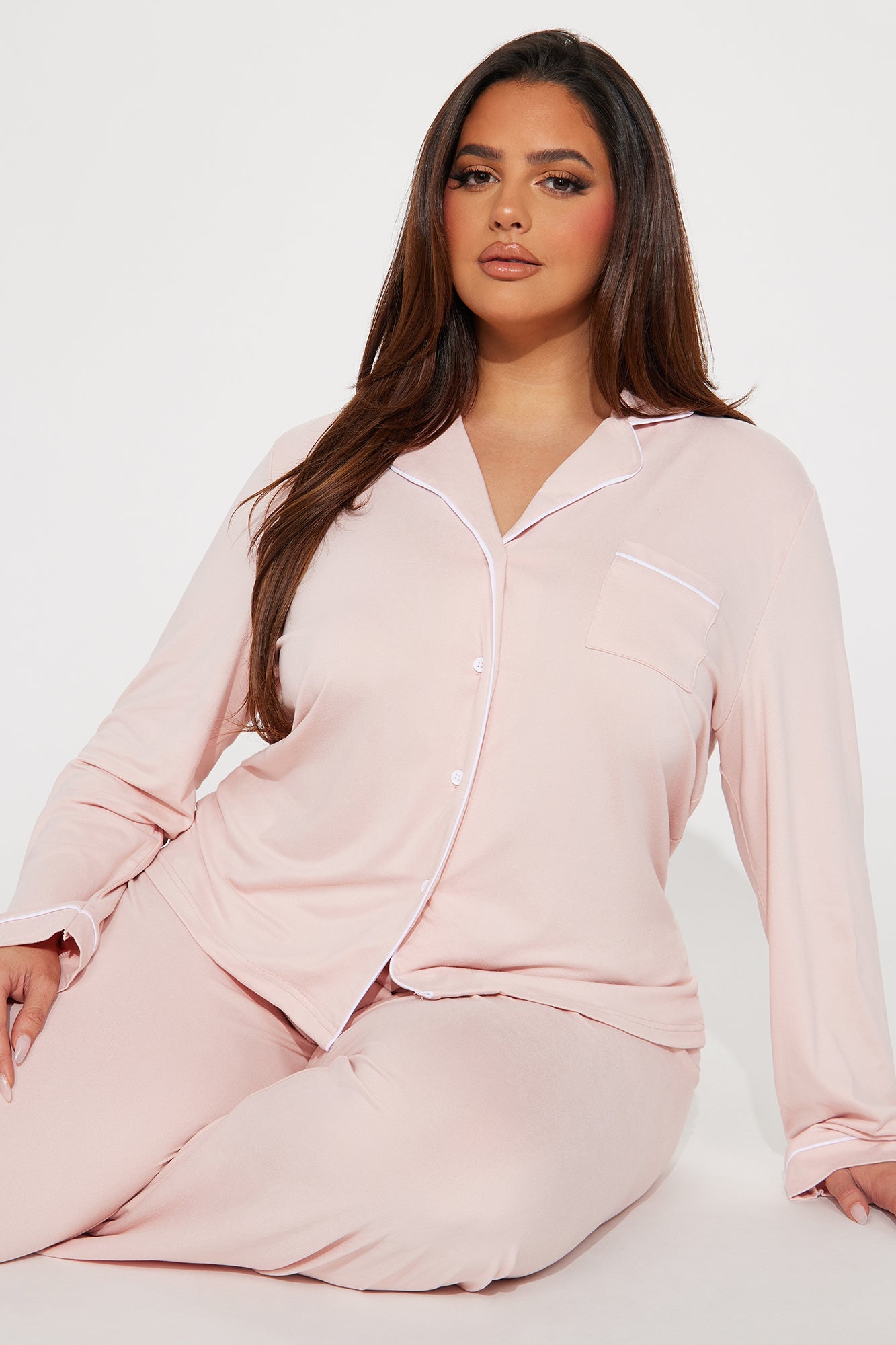 Relax With Me PJ Pant Set - Pink