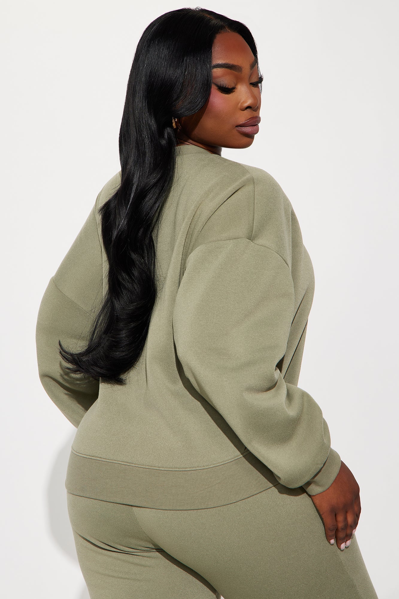 Candice Lounge Crew Neck - Olive