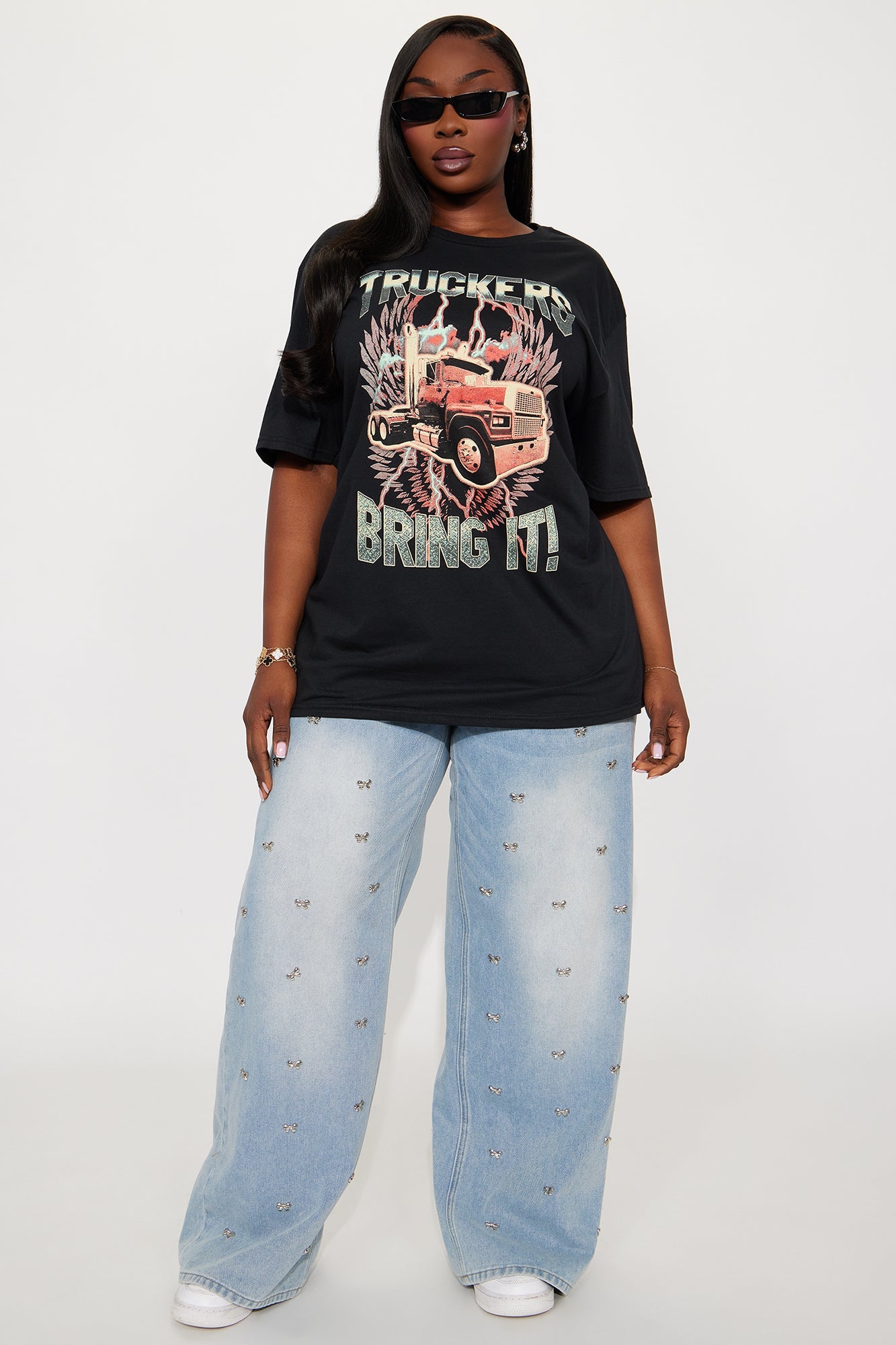 Truckers Bring It Tee - Black