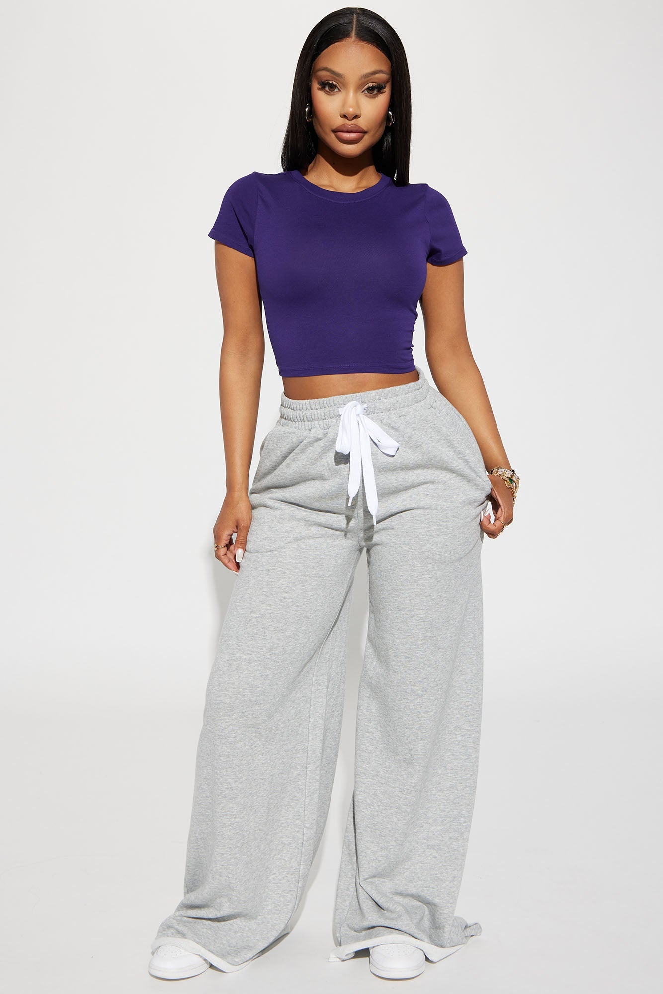 Robin Crop Top - Purple