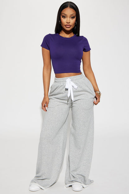 Robin Crop Top - Purple