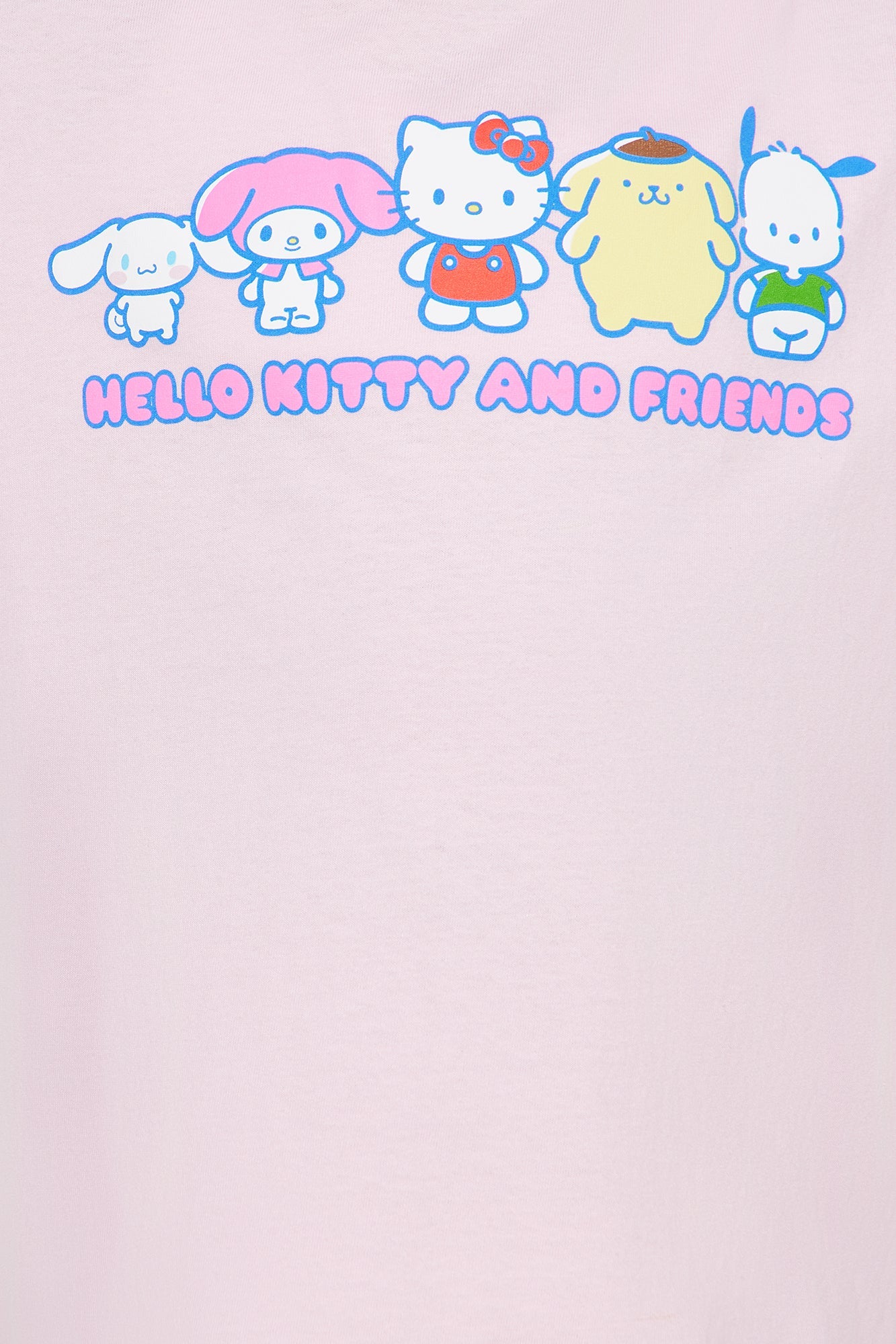 Mini Hello Kitty And Friends Better Together Short Sleeve Tee - Light Pink