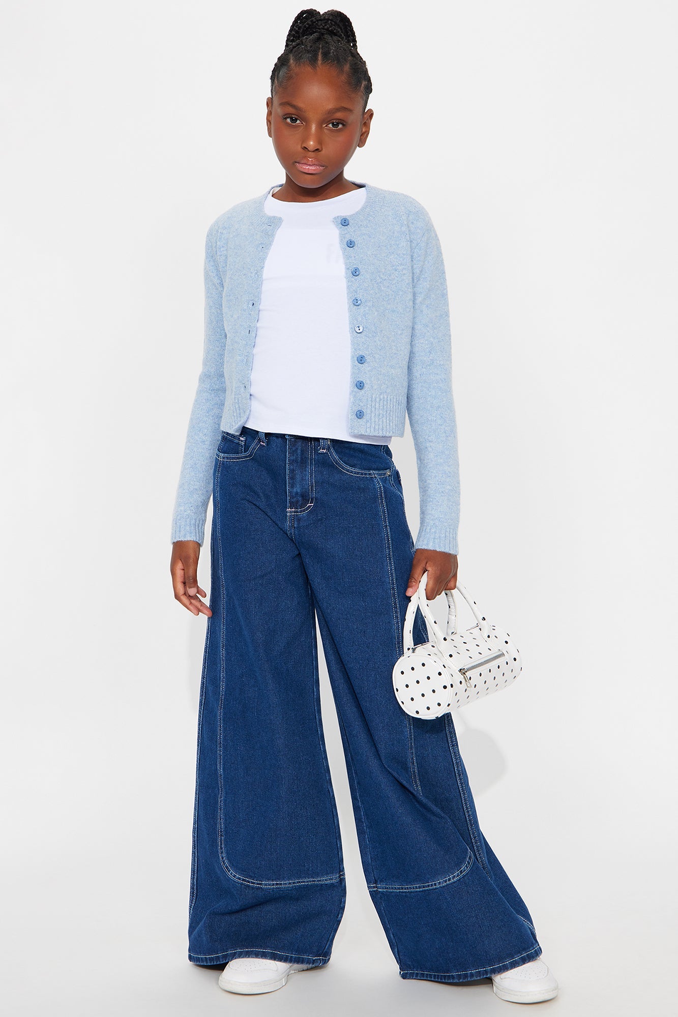 Mini Y2K Dreams Baggy Jeans - Medium Wash
