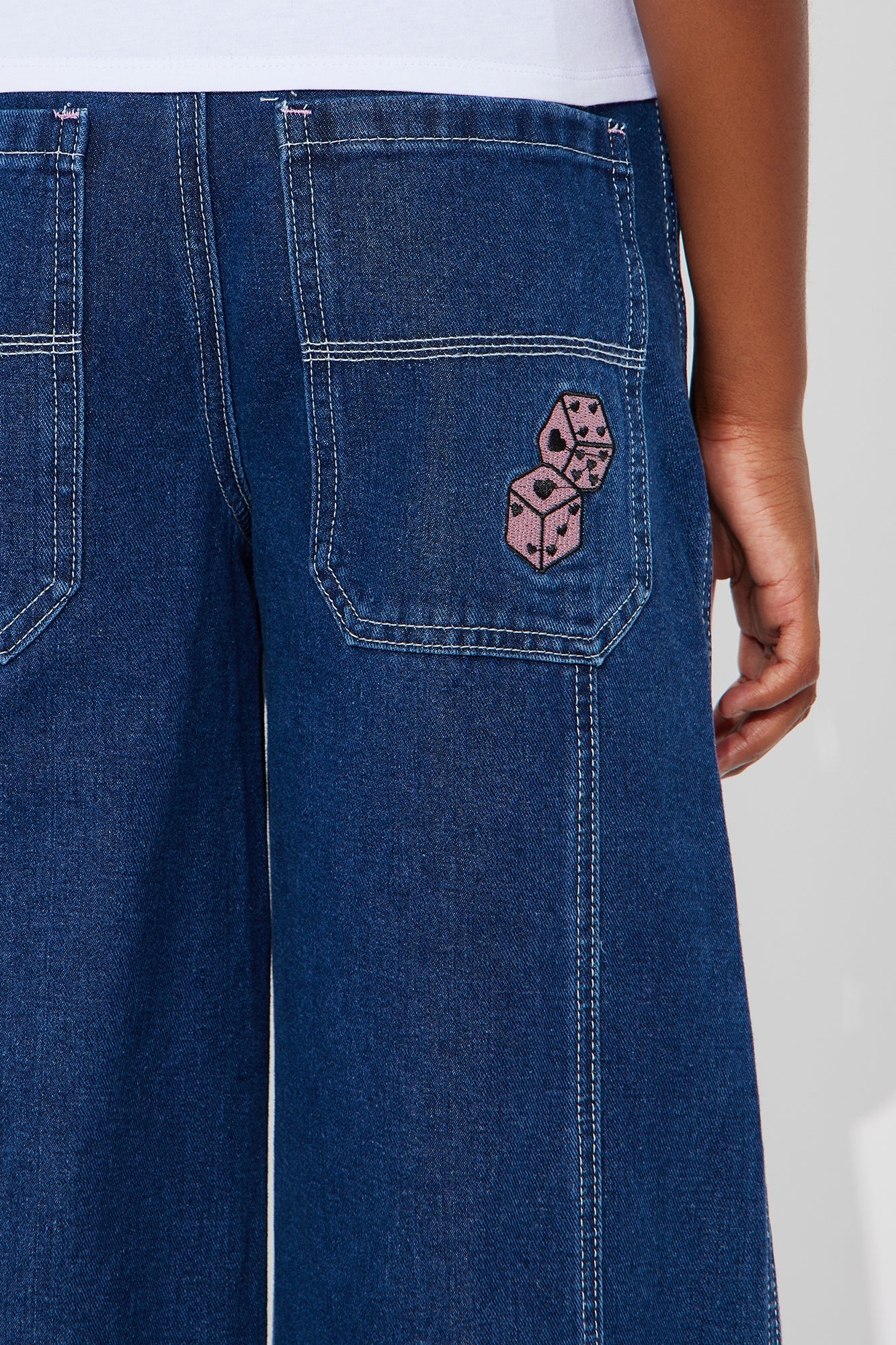 Mini Y2K Dreams Baggy Jeans - Medium Wash