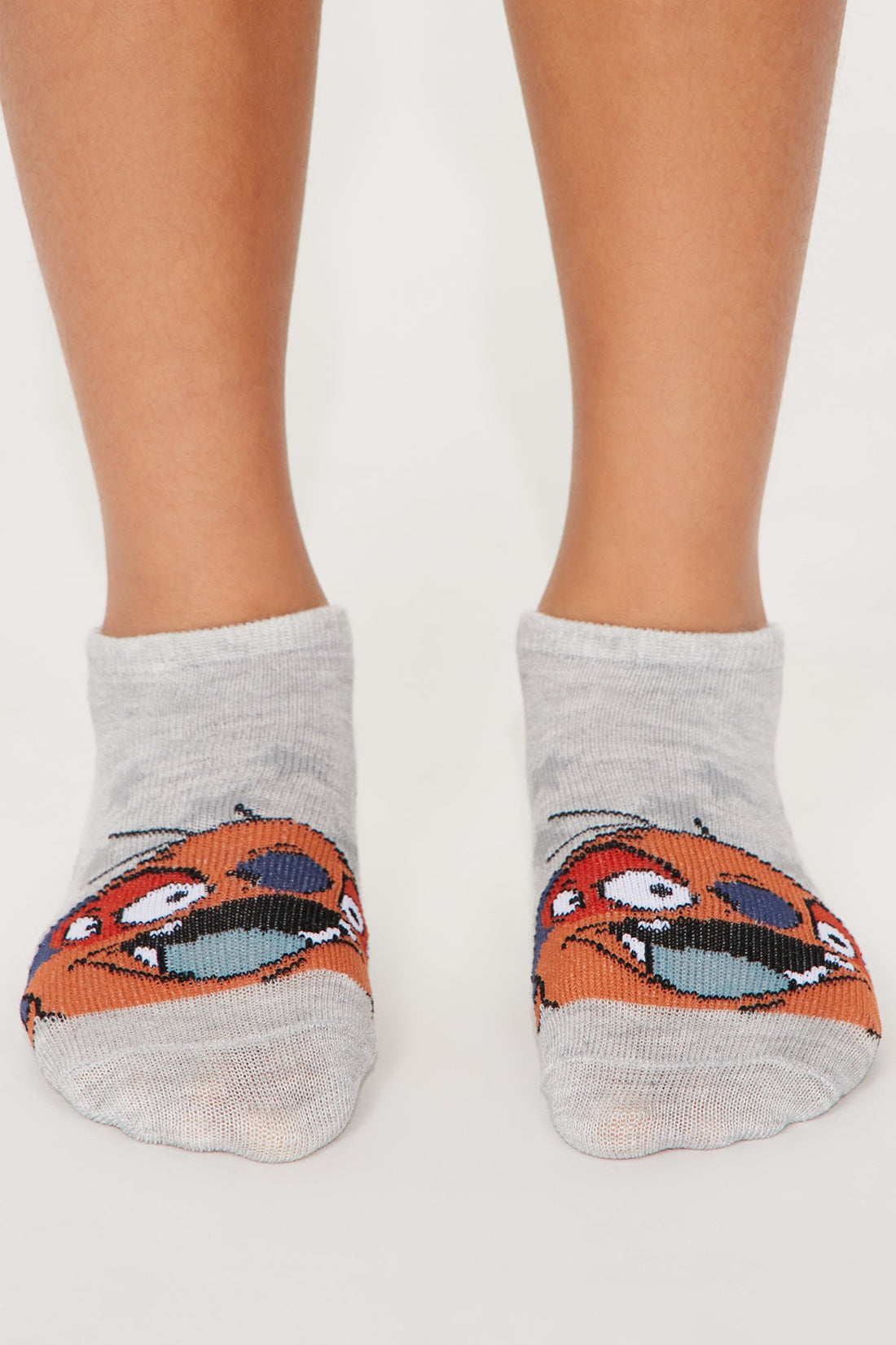 Mini Lilo And Stitch Squad No Show Socks 5 Pack - Blue/combo
