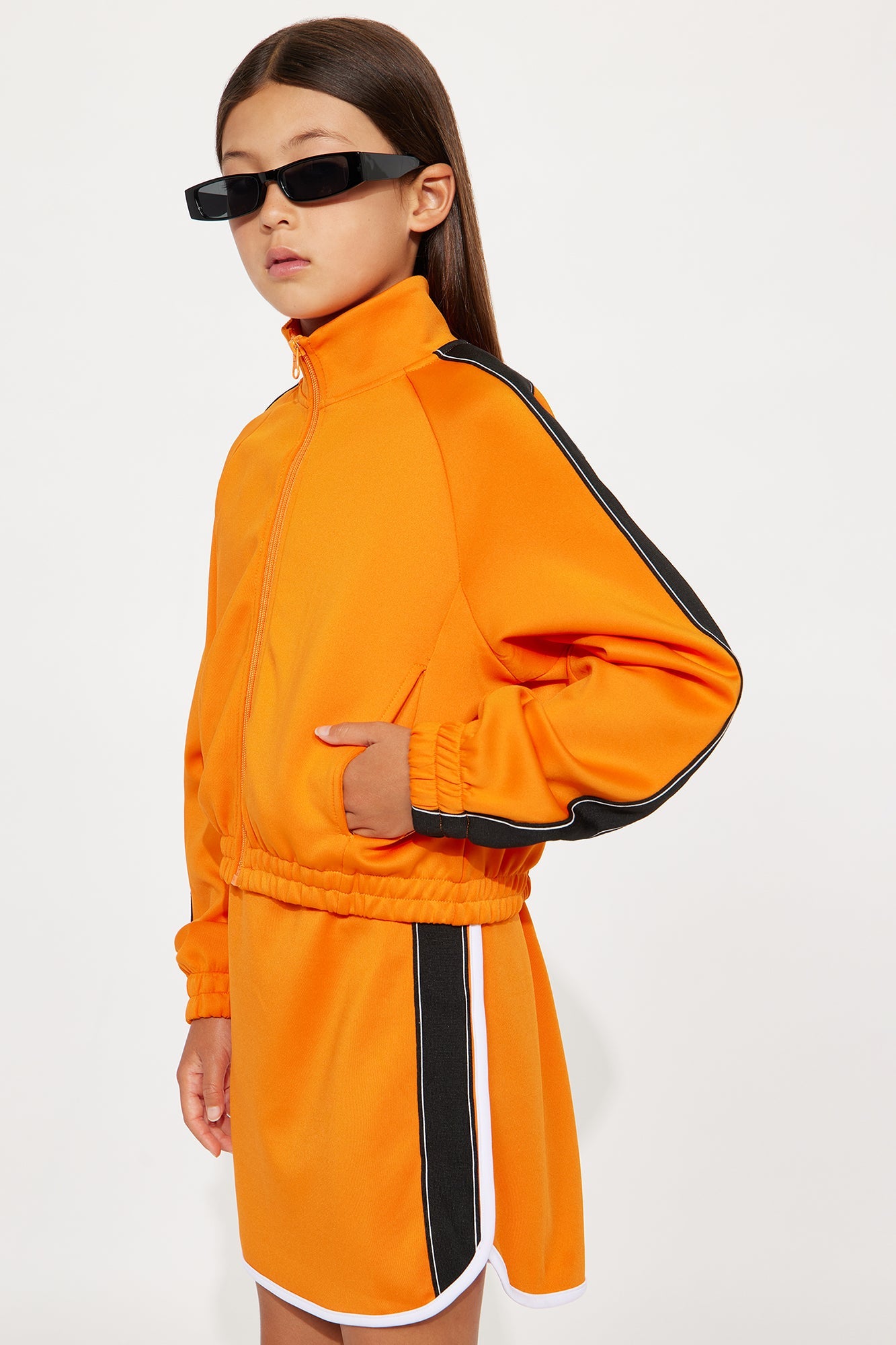 Mini Push The Limit Skirt Set - Orange