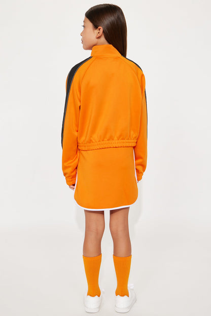 Mini Push The Limit Skirt Set - Orange