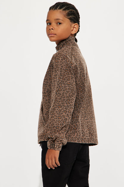 Mini Wild Style Anorak Jacket - Brown