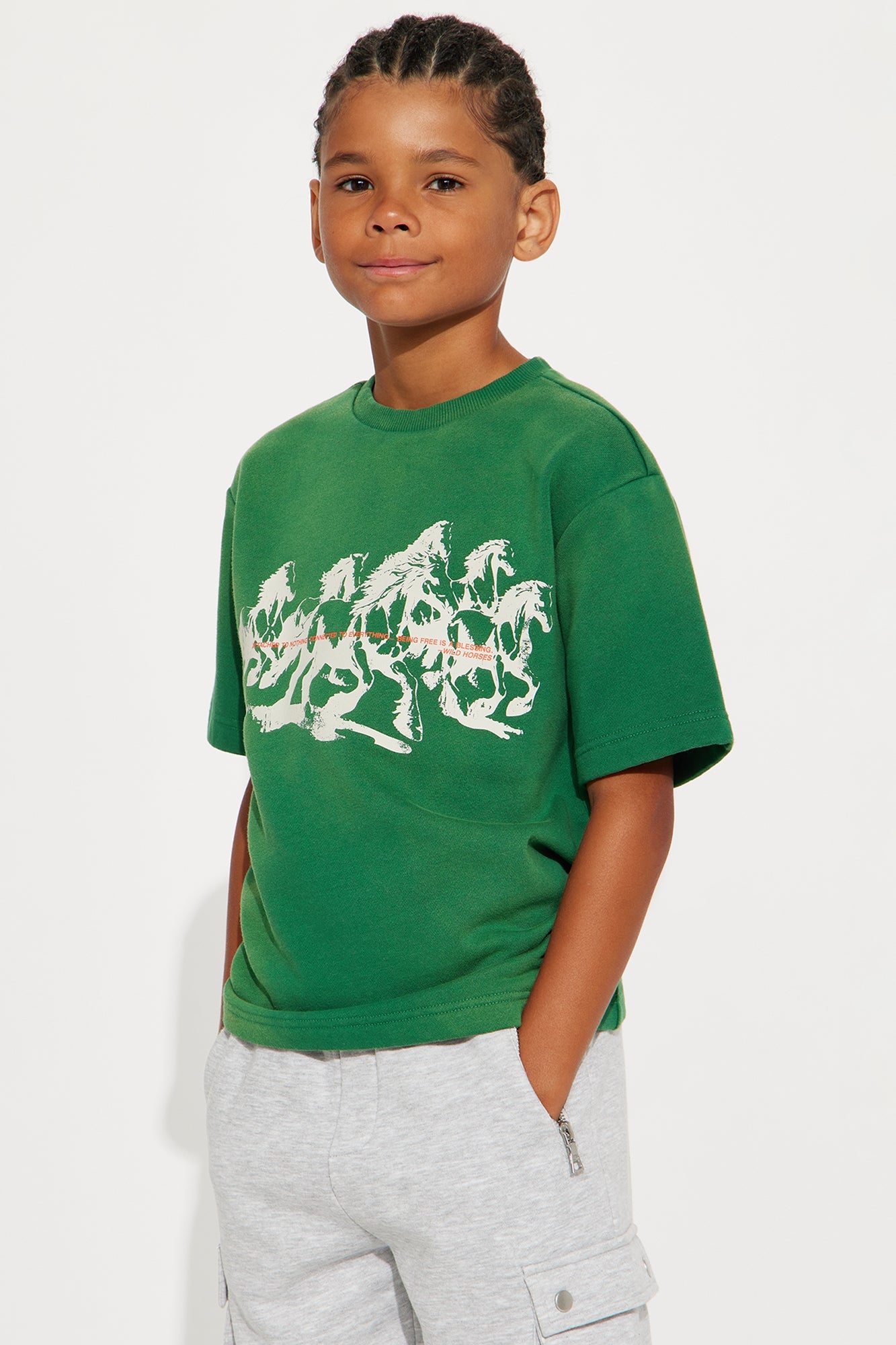 Mini Tyson Wild Blessings Short Sleeve Tee - Green