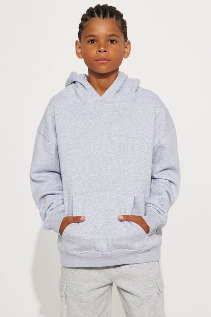 Mini Tyson Oversized Hoodie II - Heather Grey