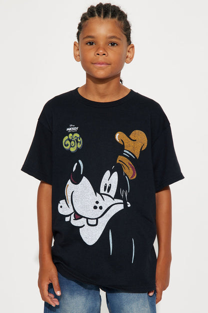 Mini Disney Goofy Short Sleeve Tee - Black