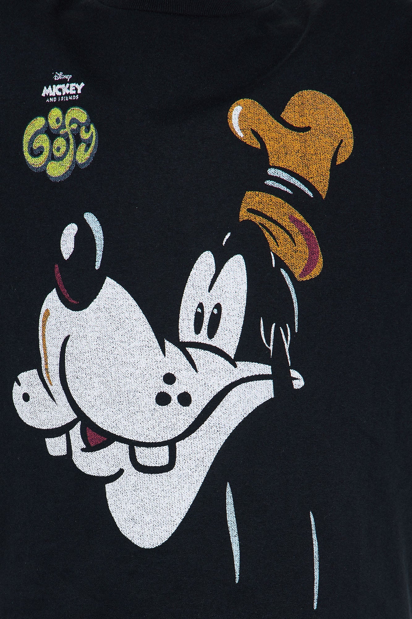 Mini Disney Goofy Short Sleeve Tee - Black