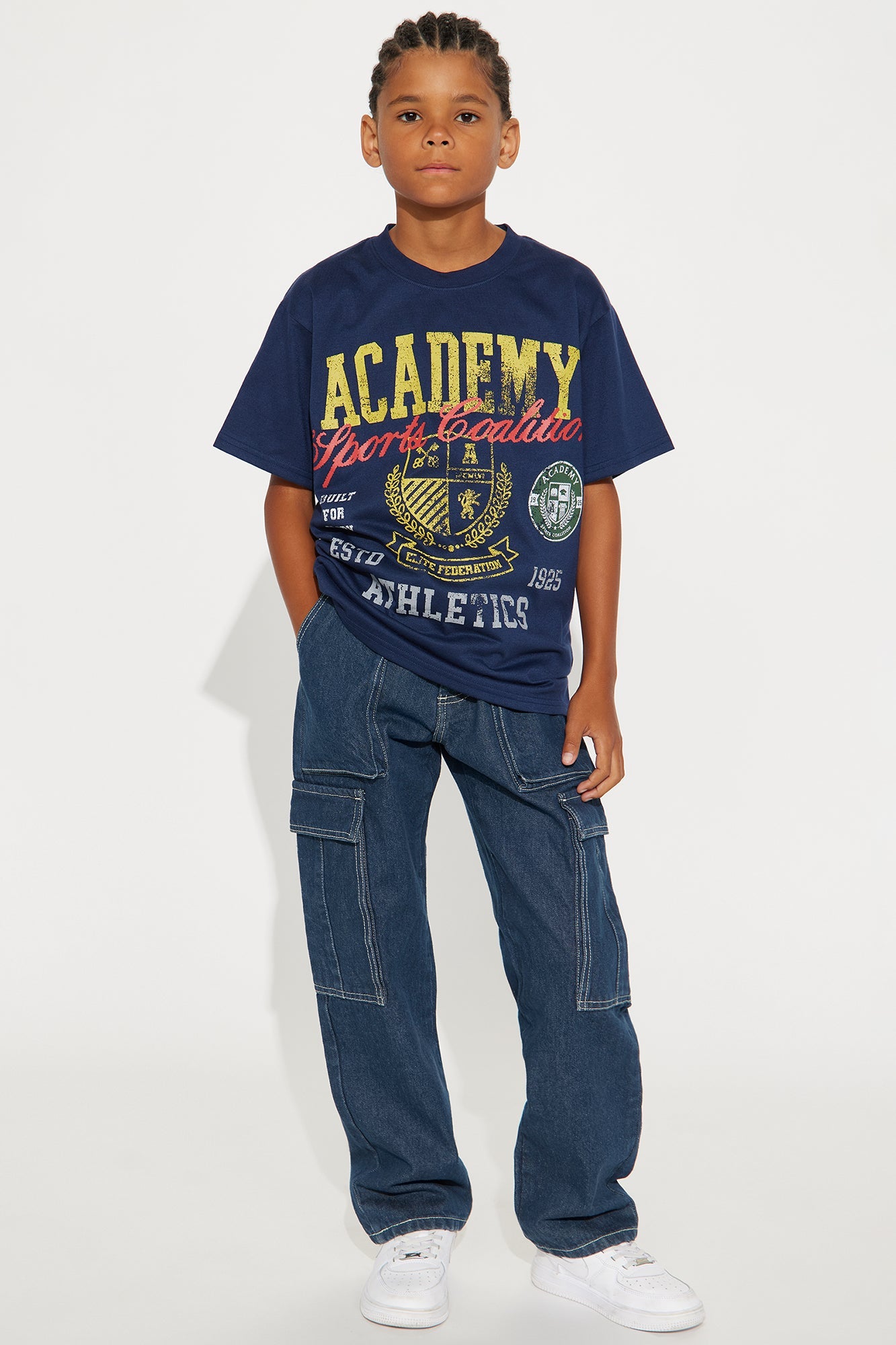 Mini Academy Athletics Short Sleeve Tee - Blue